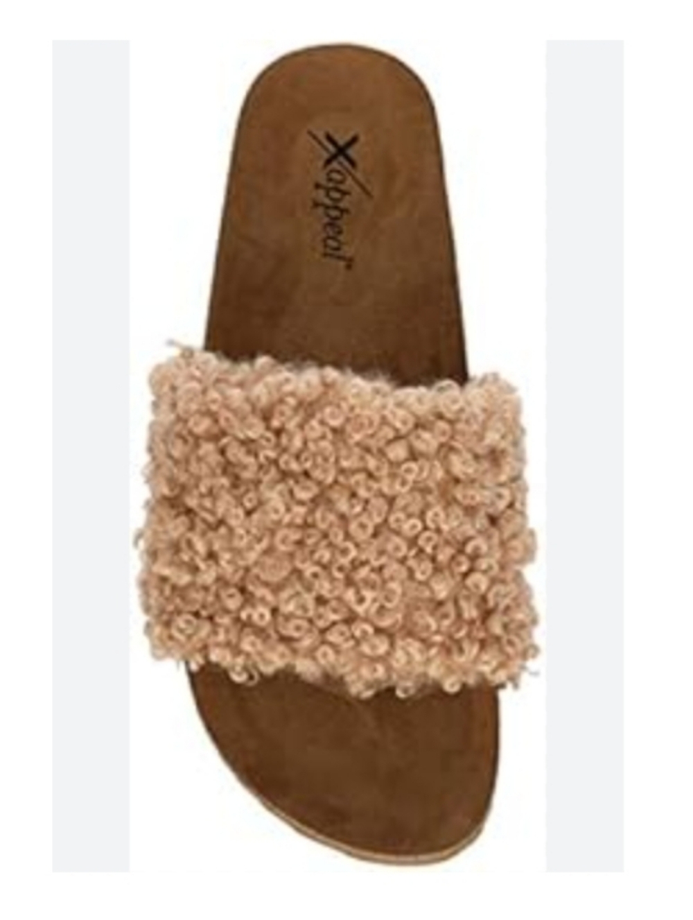 Xappeal Teddy Slides Sandals Slip On Wmns Sz 6